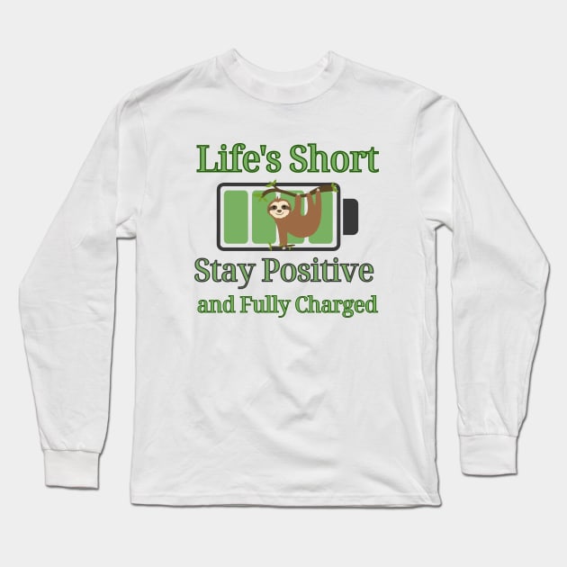 Aaa Battery Long Sleeve T-Shirt by BukovskyART